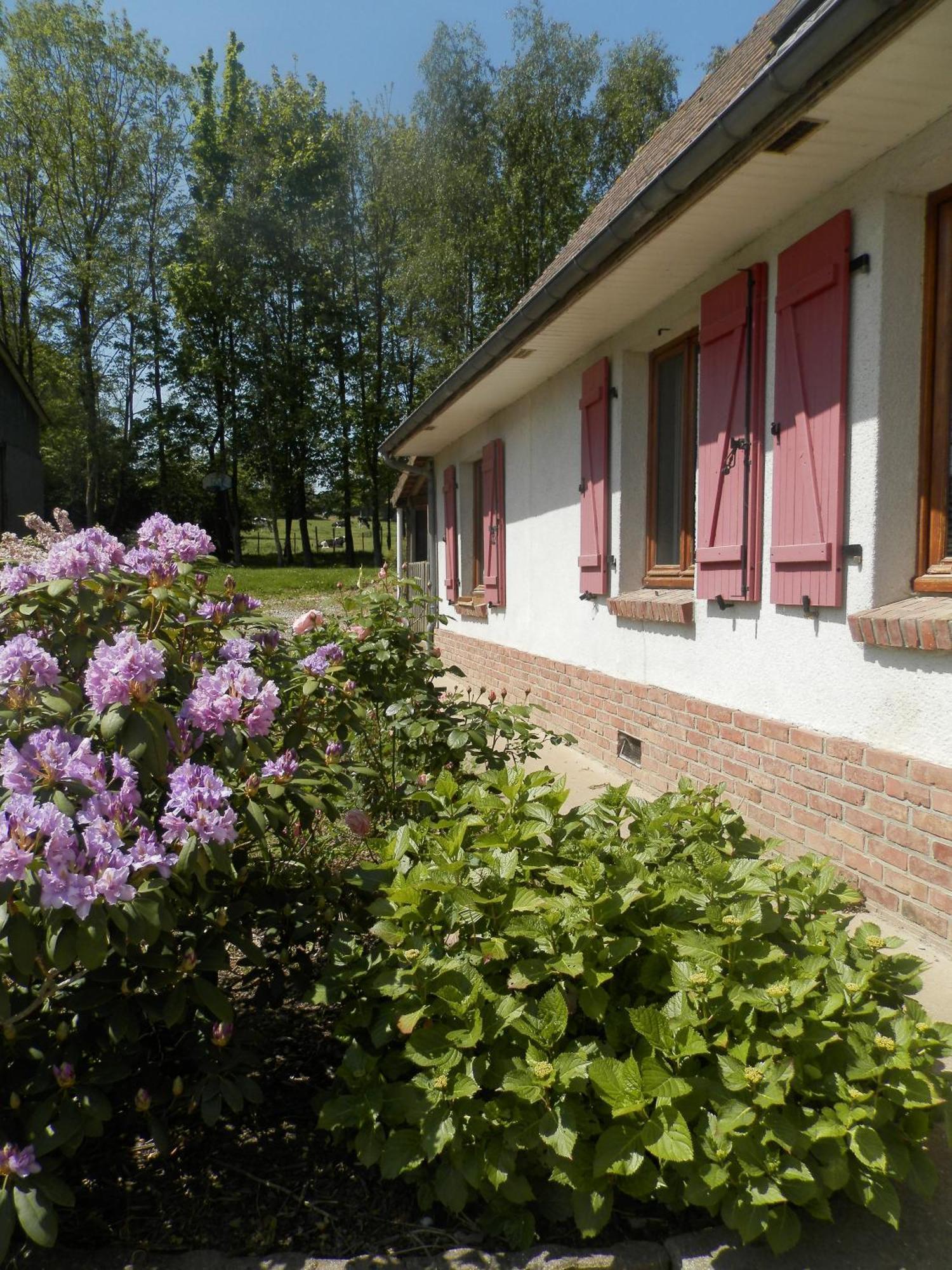 Chambres Et Table D'Hotes Les Trois Marquets Bourthes Exteriör bild